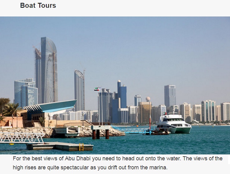 (English) Abu Dhabi Boat Tours